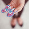 4pcs Butterfly 5D Full Drill Special Diamond Painting Key Chain Key Ring Newly