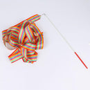 2m Gym Dance Ribbons Training Rainbow Stick Art Ballet Streamer for Kid (Sa