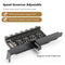 1 to 7 12V PC Case Fan HUB Splitter Computer 4 Pin 3 Pin Speed Controller Newly