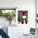 Oil Paint By Numbers Picture DIY Painting Snowman Nature Painting Kit Art
