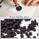 Fire Paint Sealing Wax Tablet Lacquer Seal Envelope Decor (Violet Black)