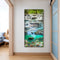 Waterfall Oil Paint By Numbers DIY Handpainted on Canvas Wall Art Picture Crafts