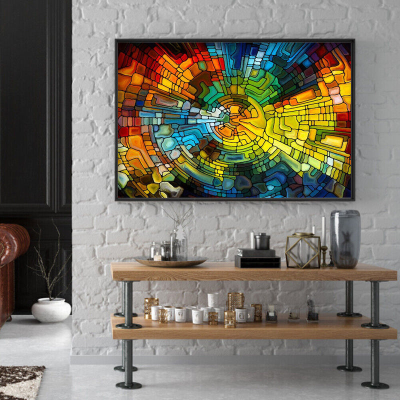 5D DIY Diamond Painting Full Round Drill Geometry Picture Rhinestone