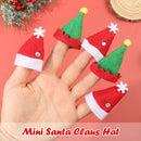 Decoration Xmas Decor Santa Claus Hat Lollipop Top Topper Cover Elf Hat
