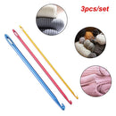 Craft Tools Ergonomic Handle Aluminium Weave Yarn Knitting Needles Crochet Hook