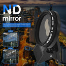 37mm Clip-on ND 2-400 Phone Camera Lens Filter Adjustable Neutral Density Filter