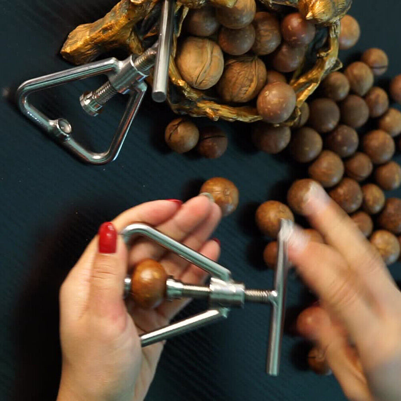 Metal Walnut Clip Peeler Household Macadamia Dried Fruit Opener Nutcracker