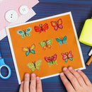 DIY Full Drill Round Butterfly Diamond Painting Children Cartoon Stickers Newly