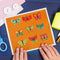 DIY Full Drill Round Butterfly Diamond Painting Children Cartoon Stickers Newly