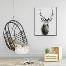 Painting By Numbers DIY Deer Hand Painted Canvas Oil Wall Art Picture Craft Kit