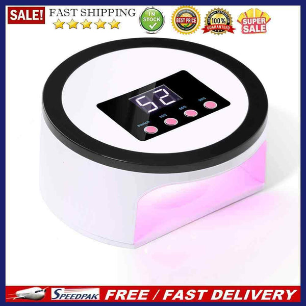 Nail Quick Dryer Detachable Base Nail Lamp Curing Nail Polish (EU Black)