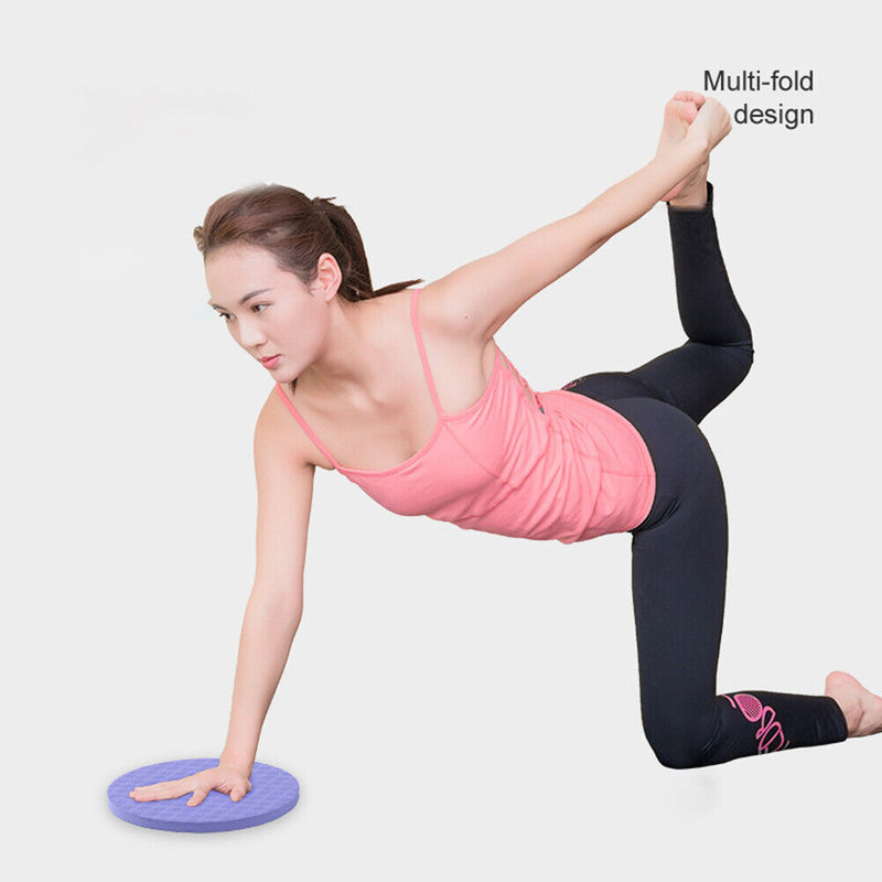 2pcs Anti Slip Yoga Mat Cushion Fitness Knee Pads for Wrist Hips Hands Elbo