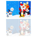 Handpainted DIY Christmas Greeting Card Oil Paint by Numbers Pictures Gifts