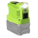 Adapter Power Supply Inverter Dual USB Converter For Ryobi 18V Li-ion Battery