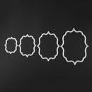 4pcs Flower Frame Cutting Dies Stencil Scrapbook Embossing DIY Card (MS-450