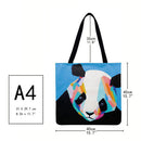 LI Q P R Shopping Bag with Panda Theme, Large, 40 x 40 cm