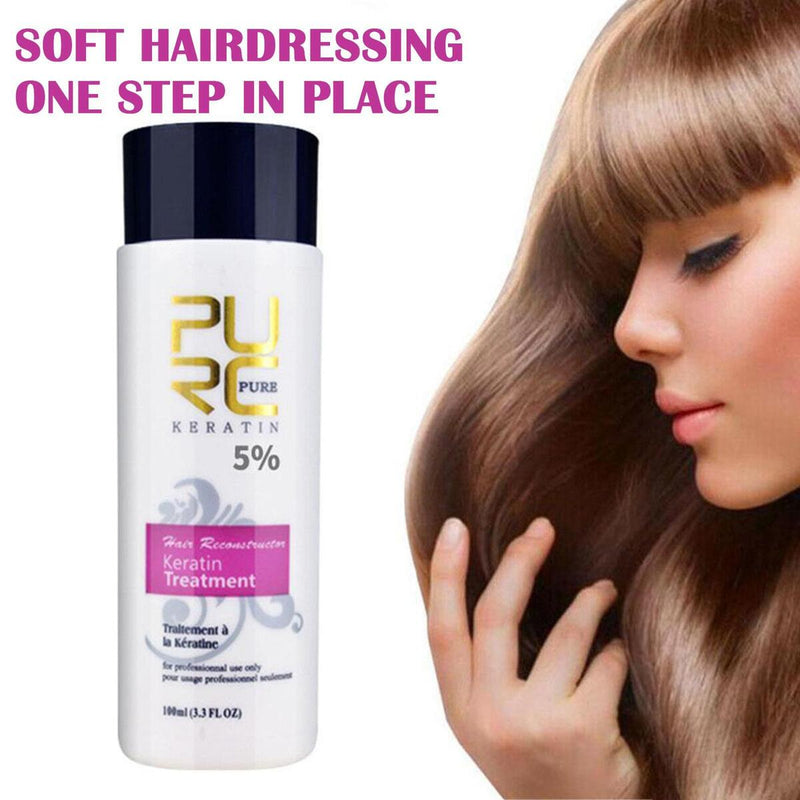 PURC 5% Brazilian Baked Oil Repair Dry and Dry Softener, Shiny Soft_