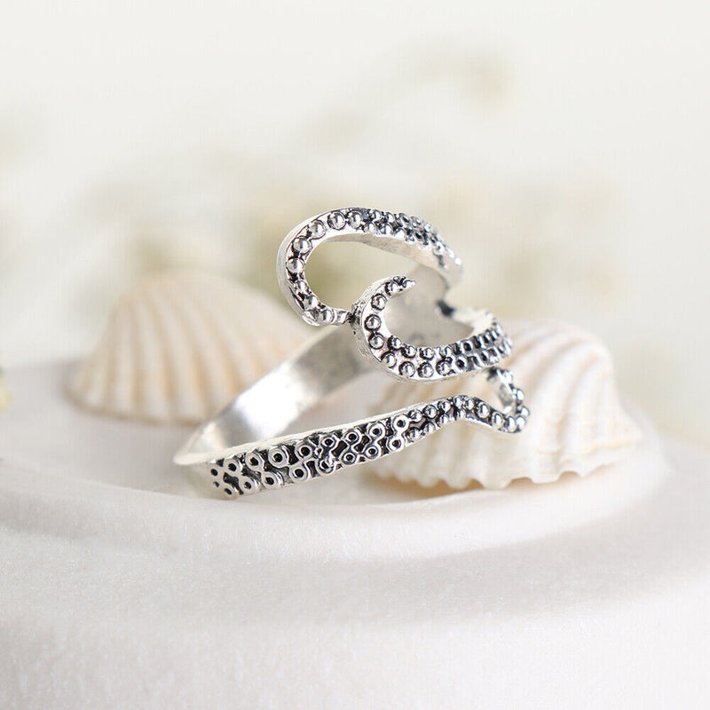Yarn Guides Opening Thimble Knitting Ring Octopus Shape Crochet Loop Sewing