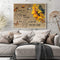 Letters Sunflower Oil Paint By Numbers Kit DIY Home Decoration Gift Wall Pict