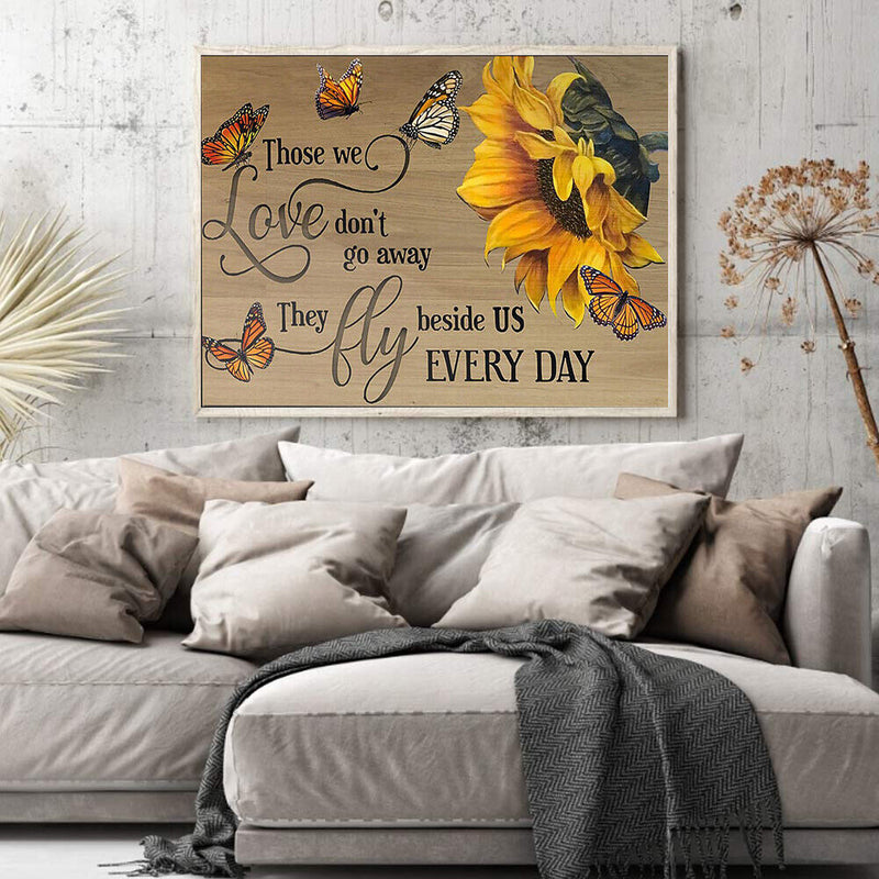 Letters Sunflower Oil Paint By Numbers Kit DIY Home Decoration Gift Wall Pict