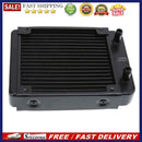 1Pc 120mm 18 Tubes Aluminum Computer Water Cooling Radiator Heat Sink Part