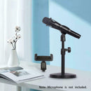 Desktop microphone stand upgraded adjustable desk stand B micro holder with P2I9