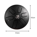 3 inch 6 Tone Steel Tongue Drum Mini Hand Pan Drum with Drumsticks Percussion