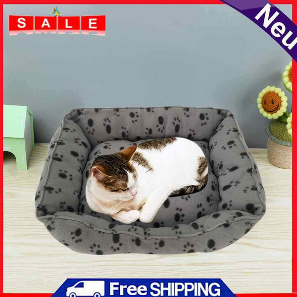 Plush Animals Sleeping Sofa Breathable Square Cat Bed Mat Anti Brief Pet Products