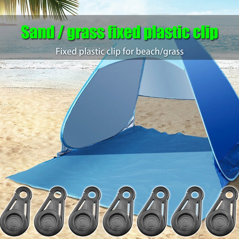 Travel Outdoor Camping Tent Pull Plastic Clip Hiking Fixed Buckle Alligator C