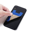 Universal Silicone Fashion Phone Card Holder Card Pocket Elastic Wallet Case