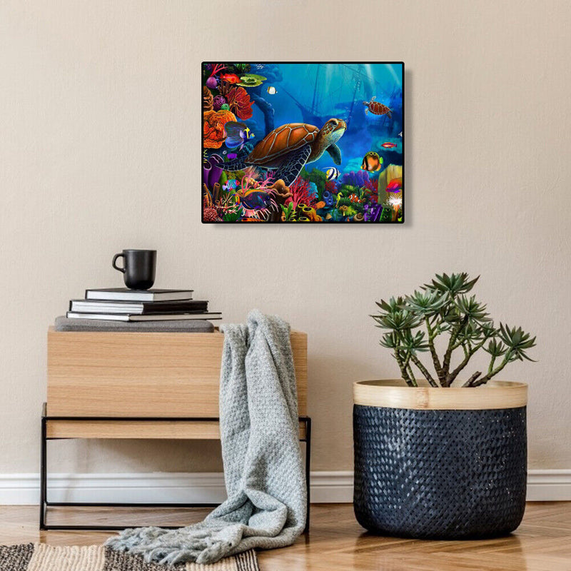 Sea Turtle 5D Full Square Drill Diamond Painting DIY Rhinestone Cross Stitc