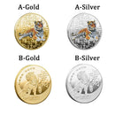Rich Decorations Crafts Commemorative Coins Lucky Stamp Year of The Tiger Coin