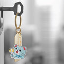 5pcs DIY Easter Egg Diamond Painting Keychain Crystal Drill Keyring (YS008)