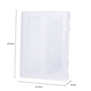 File Bag Information Box Organize Pocket Plastic Document Case File Storage Box