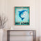 Napkin Animal Poster Oil Paint By Numbers Kit DIY Acrylic Painting on Canvas