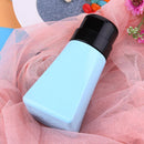 Cone-Shape 220ml Refillable Bottles Nail Pump Liquid Container(Light Blue)