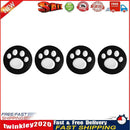 4pcs Cat Paw Silicone Thumb Grips for Nintendo Switch Controller (White) Newly