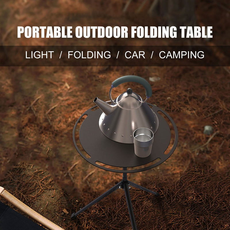 Outdoor Telescopic Foldable Table Install Easily Triangular Stable Support Newly