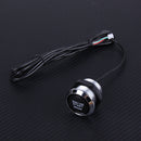 Vehicle Engine Start Press Button Push Switch Ignition Starter Blue Light