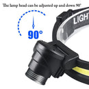 Rechargeable Super Bright LED Headlamp COB Headlight Head Torch Fishing Light
