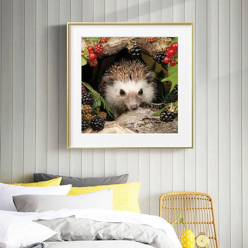 Animal Hedgehog 5D Diamond Painting Embroidery DIY Full Round Drill Picture