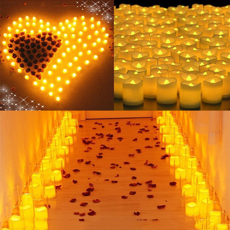 24pcs LED Candles Light Battery Operated Candles Tea Light Tea Light for Ho