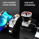 800LM Waterproof Camping Hiking Rechargeable Headlight Flashlight LED Headlamp