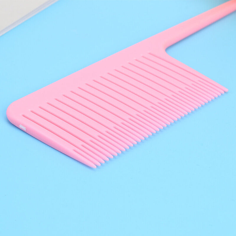 Pro One-Way Tail Comb Hairdressing Hair Dyeing Brush for Highlighting Section