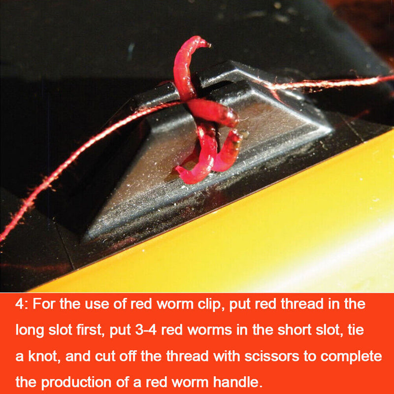 2 Compartments Live Bait Box Breathable Earthworm Red Worms Lure Storage Ca