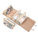 4 in 1 Makeup Bags Foldable Travel Cosmetic Bag Large Capacity for Bathroom Home