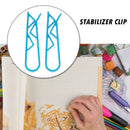 2pcs Diamond Painting Embroidery Fabric Fixed Clip Rhinestone Picture Acces