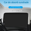 2PCS Car Heat Insulation Cloth Cover Auto Summer Protection Window Curtain Visor