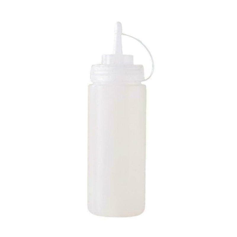 1* Plastic Clear Squeeze Squeezy Sauce Bottles Mayo 240ml Dispenser Bottles M9O8