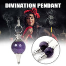 Amethyst Ball Dowsing Pendulum Healing Divination & Gift Meditation Crystal I2E4